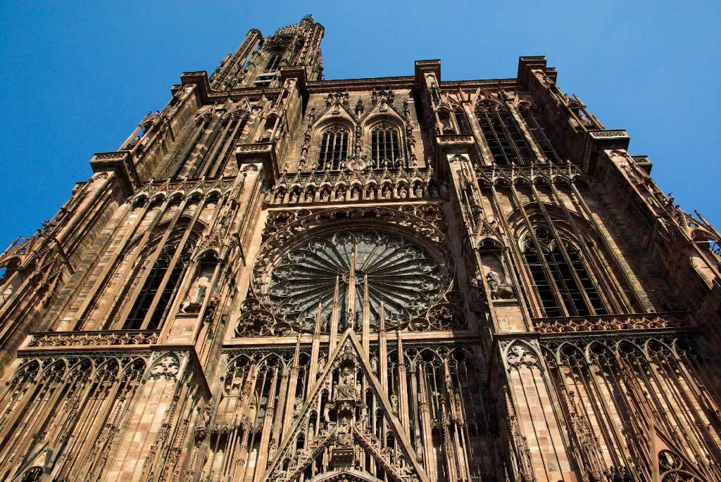 Façade de la cathédrale Notre-Dame de Strasbourg